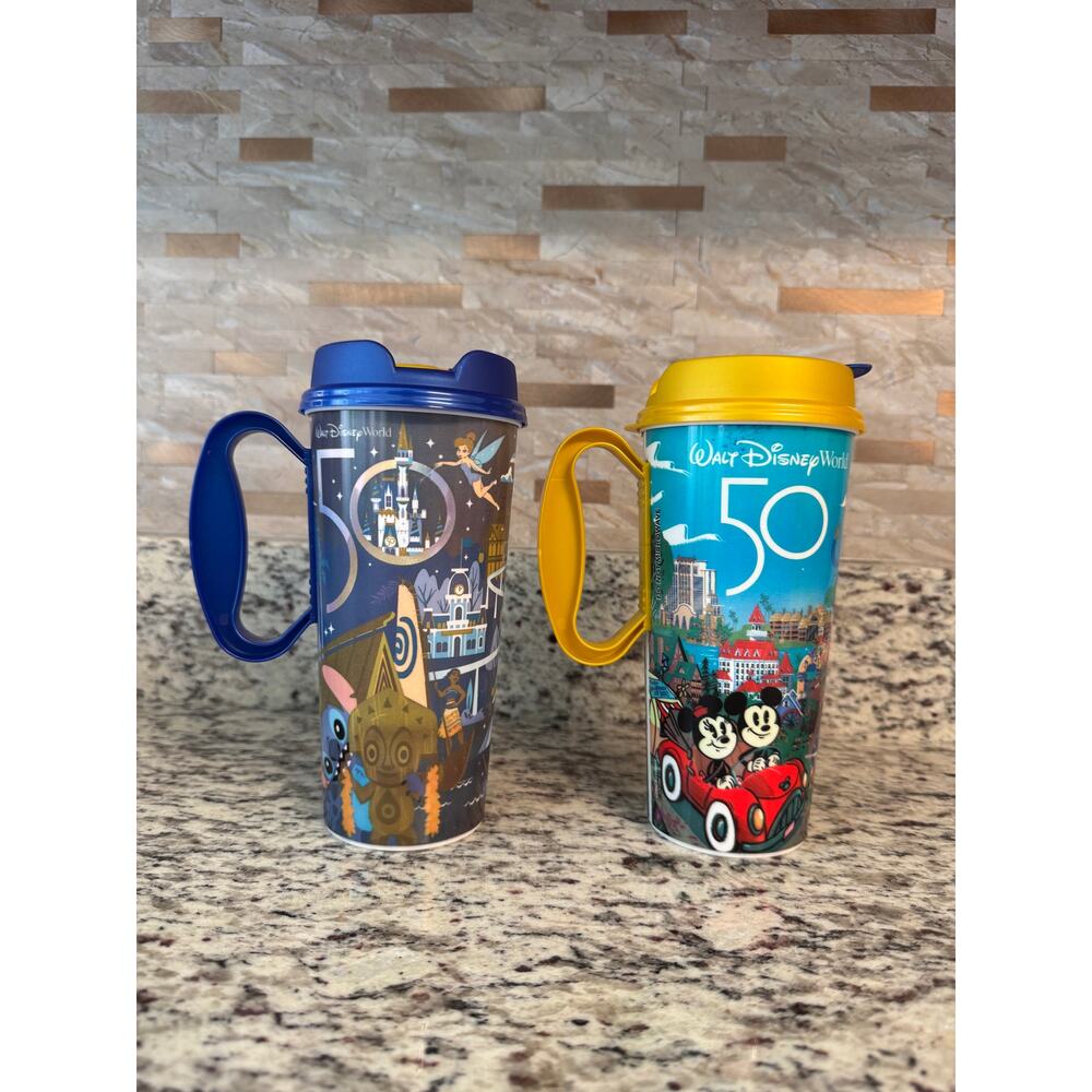 Walt Disney 50th Collector Anniversary Cups
